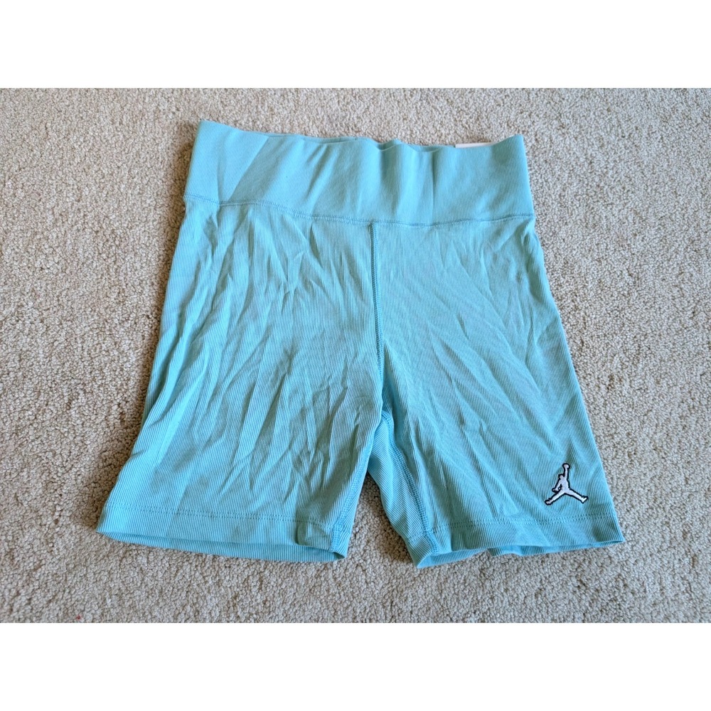 Women's Nike Jordan Blue Tight Fit Compression Biker Shorts Medium NWT